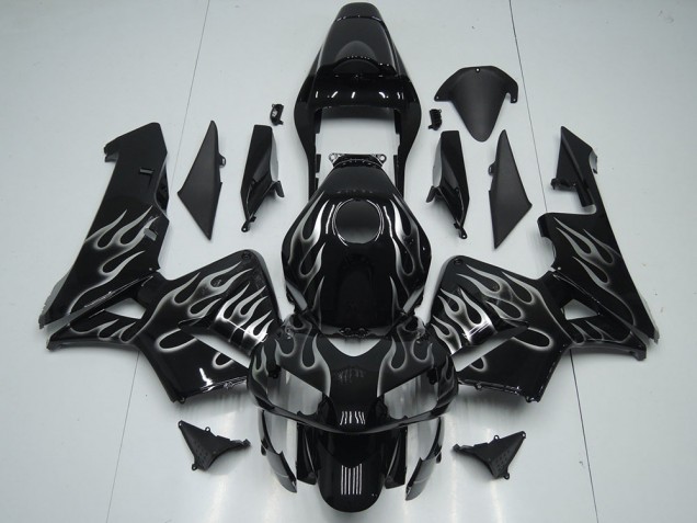 Argent Flamme 05-06 Honda CBR600RR Carénage Moto Argent Flamme 05-06 Honda CBR600RR Carénage Moto