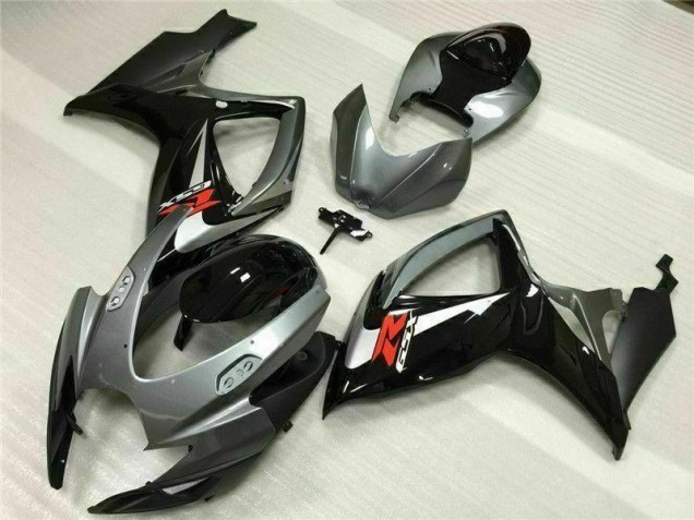 Argent Gris 06-07 Suzuki GSXR 600/750 Carénage Moto Argent Gris 06-07 Suzuki GSXR 600/750 Carénage Moto