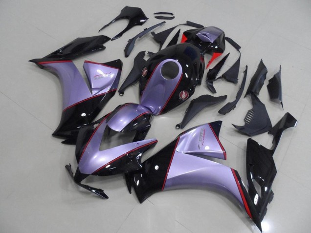 Argent Gris avec Noir Brillant 12-16 Honda CBR1000RR Carénage Moto Argent Gris avec Noir Brillant 12-16 Honda CBR1000RR Carénage Moto