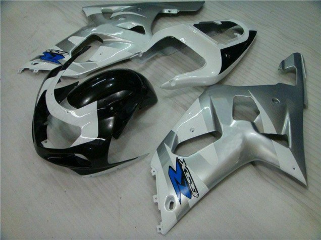 Argent Noir 01-03 Suzuki GSXR 600/750 Carénages Moto Argent Noir 01-03 Suzuki GSXR 600/750 Carénages Moto