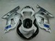 Argent Noir 01-03 Suzuki GSXR 600/750 Carénages Moto Argent Noir 01-03 Suzuki GSXR 600/750 Carénages Moto