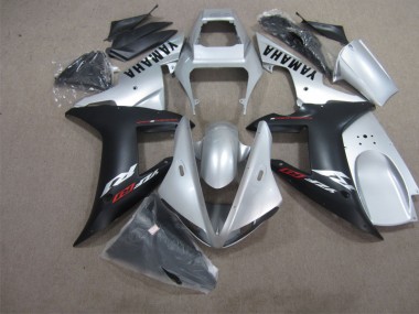 Argent Noir 04-06 Yamaha YZF R1 Carénage Moto
