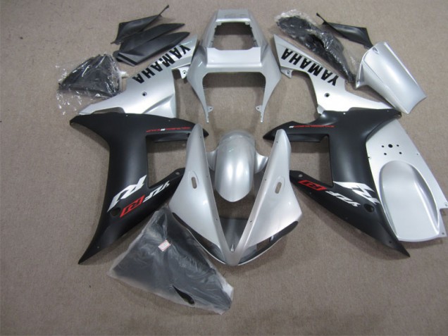 Argent Noir 04-06 Yamaha YZF R1 Carénage Moto Argent Noir 04-06 Yamaha YZF R1 Carénage Moto