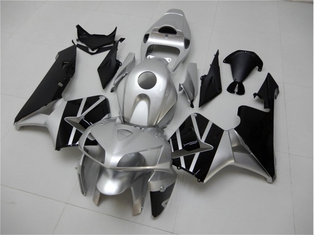 Argent Noir 05-06 Honda CBR600RR Carénage Moto Argent Noir 05-06 Honda CBR600RR Carénage Moto