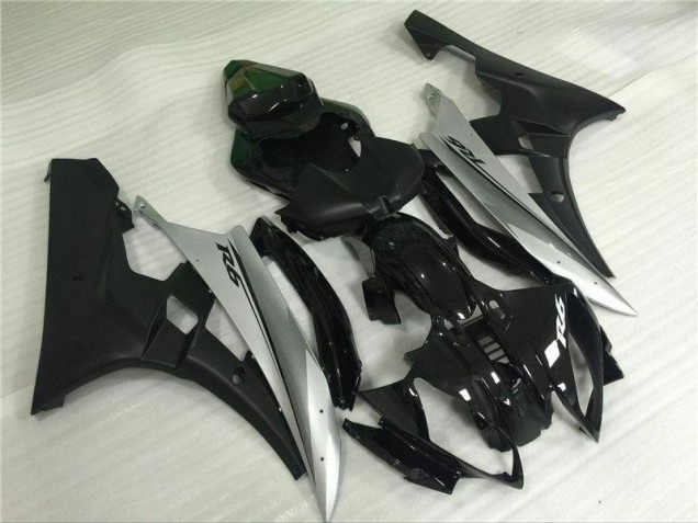 Argent Noir 06-07 Yamaha YZF R6 Carénage Moto Argent Noir 06-07 Yamaha YZF R6 Carénage Moto