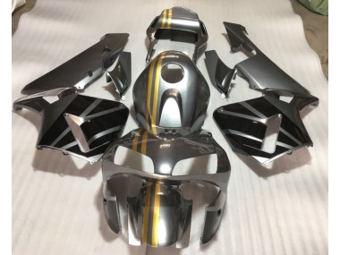 Argent Or Noir 03-04 Honda CBR600RR Carénage Moto