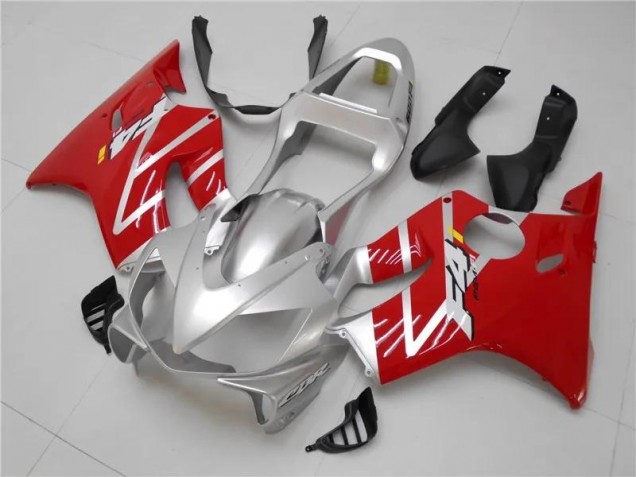 Argent Rouge 01-03 Honda CBR600 F4i Carénage Moto Argent Rouge 01-03 Honda CBR600 F4i Carénage Moto
