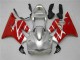Argent Rouge 01-03 Honda CBR600 F4i Carénage Moto Argent Rouge 01-03 Honda CBR600 F4i Carénage Moto