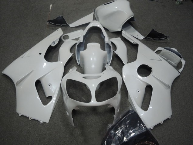 Blanc 00-01 Kawasaki ZX12R Carénage Moto Blanc 00-01 Kawasaki ZX12R Carénage Moto