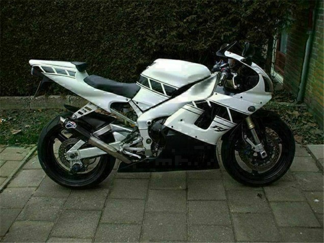Blanc 00-01 Yamaha YZF R1 Carénages Moto Blanc 00-01 Yamaha YZF R1 Carénages Moto