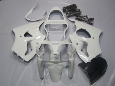 Blanc 00-02 Kawasaki ZX6R Carénages Moto