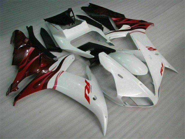 Blanc 02-03 Yamaha YZF R1 Carrosserie Moto Blanc 02-03 Yamaha YZF R1 Carrosserie Moto