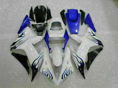 Blanc 02-03 Yamaha YZF R1 Kit Carénages Motos Complet