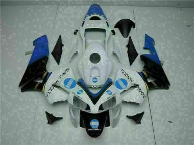 Blanc 03-04 Honda CBR600RR Kit Carénages Motos & Plastique