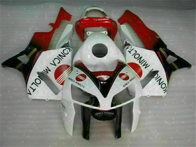 Blanc 05-06 Honda CBR600RR Carénage Moto ABS Blanc 05-06 Honda CBR600RR Carénage Moto ABS