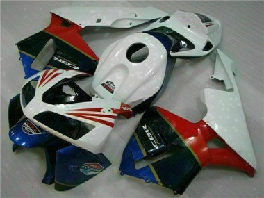 Blanc 05-06 Honda CBR600RR Kit Carénages Motos