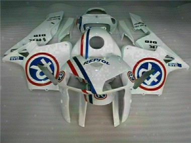 Blanc 05-06 Honda CBR600RR Kit Carénages Motos & Plastique