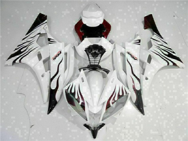 Blanc 06-07 Yamaha YZF R6 Carénages Moto Blanc 06-07 Yamaha YZF R6 Carénages Moto