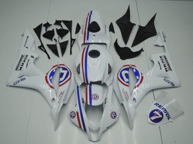 Blanc 07-08 Honda CBR600RR Carénages Moto