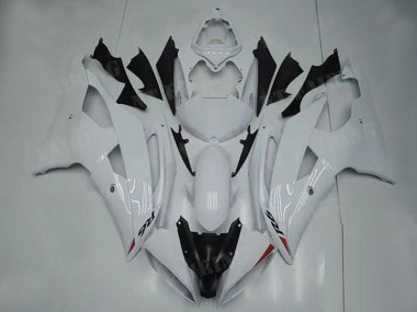 Blanc 08-16 Yamaha YZF R6 Carrosserie Moto