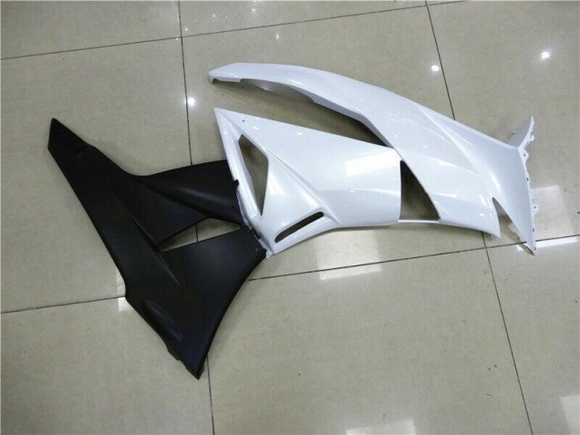 Blanc 09-12 Kawasaki ZX6R Carénage Moto Blanc 09-12 Kawasaki ZX6R Carénage Moto