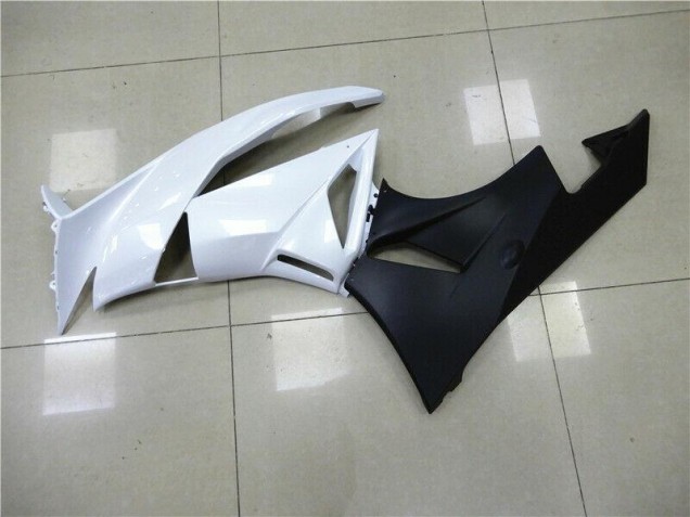 Blanc 09-12 Kawasaki ZX6R Carénage Moto Blanc 09-12 Kawasaki ZX6R Carénage Moto