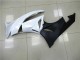 Blanc 09-12 Kawasaki ZX6R Carénage Moto Blanc 09-12 Kawasaki ZX6R Carénage Moto