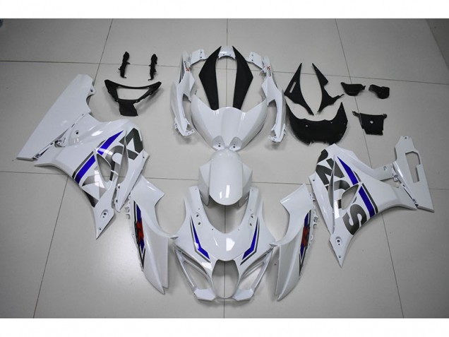 Blanc 17-21 Suzuki GSXR 1000 Carénages Moto Blanc 17-21 Suzuki GSXR 1000 Carénages Moto