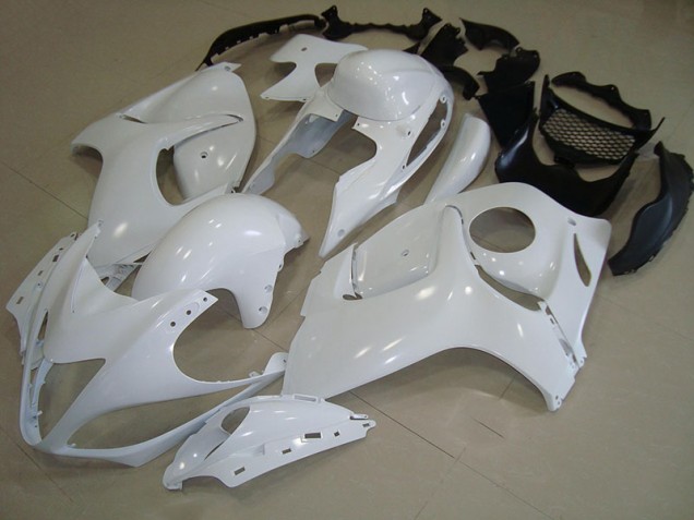Blanc 96-07 Suzuki GSXR 1300 Hayabusa Carénage Moto Blanc 96-07 Suzuki GSXR 1300 Hayabusa Carénage Moto