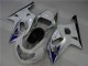 Blanc Argent 01-03 Suzuki GSXR 600/750 Carénage Moto Blanc Argent 01-03 Suzuki GSXR 600/750 Carénage Moto