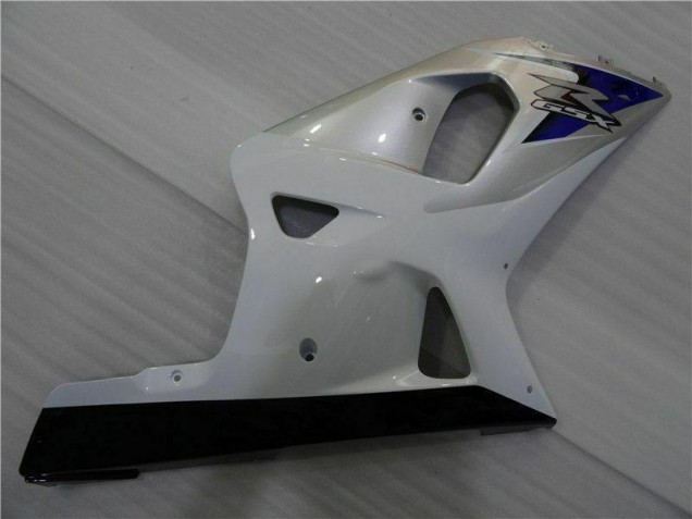 Blanc Argent 01-03 Suzuki GSXR 600/750 Carénage Moto Blanc Argent 01-03 Suzuki GSXR 600/750 Carénage Moto