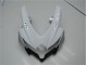 Blanc Argent Bleu 08-10 Suzuki GSXR 600/750 Carénage Moto Blanc Argent Bleu 08-10 Suzuki GSXR 600/750 Carénage Moto