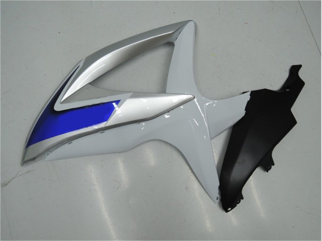 Blanc Argent Bleu 08-10 Suzuki GSXR 600/750 Carénage Moto Blanc Argent Bleu 08-10 Suzuki GSXR 600/750 Carénage Moto