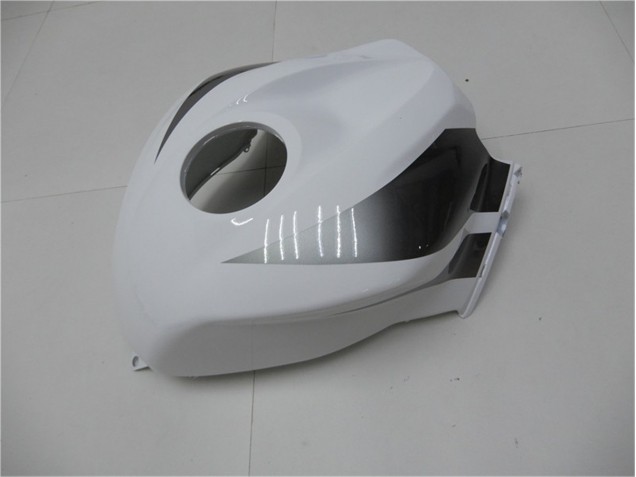 Blanc Argent Noir 09-12 Honda CBR600RR Carénage Moto