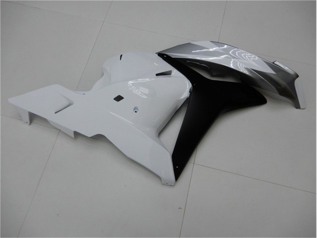 Blanc Argent Noir 09-12 Honda CBR600RR Carénage Moto