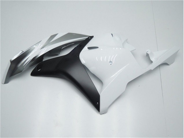 Blanc Argent Noir 09-12 Honda CBR600RR Carénage Moto