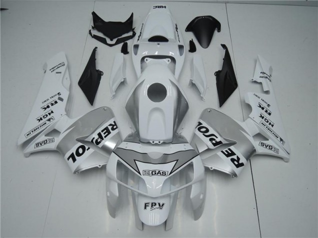 Blanc Argent Noir Repsol 05-06 Honda CBR600RR Carénage Moto Blanc Argent Noir Repsol 05-06 Honda CBR600RR Carénage Moto