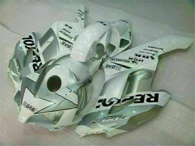 Blanc Argent Repsol 04-05 Honda CBR1000RR Carénage Moto Blanc Argent Repsol 04-05 Honda CBR1000RR Carénage Moto