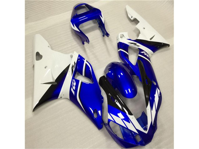 Blanc Bleu 00-01 Yamaha YZF R1 Carénage Moto Blanc Bleu 00-01 Yamaha YZF R1 Carénage Moto