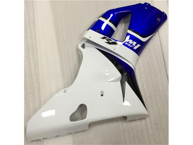 Blanc Bleu 00-01 Yamaha YZF R1 Carénage Moto Blanc Bleu 00-01 Yamaha YZF R1 Carénage Moto