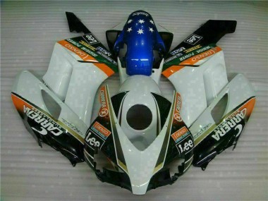Blanc Bleu 04-05 Honda CBR1000RR Carénage Moto