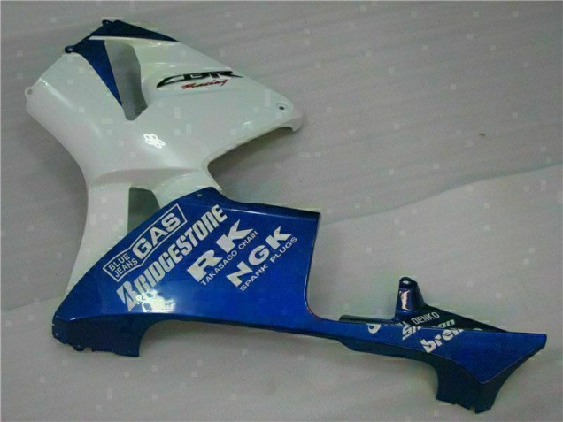 Blanc Bleu 05-06 Honda CBR600RR Carénage Moto Blanc Bleu 05-06 Honda CBR600RR Carénage Moto