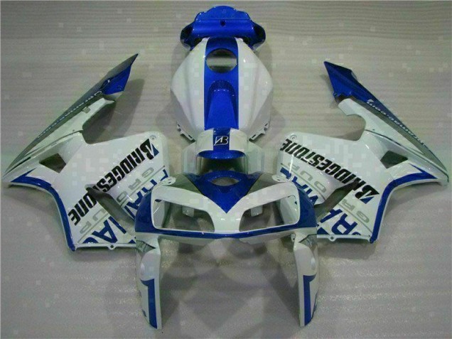 Blanc Bleu 05-06 Honda CBR600RR Carrosserie Moto Blanc Bleu 05-06 Honda CBR600RR Carrosserie Moto