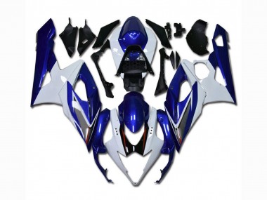Blanc Bleu 05-06 Suzuki GSXR 1000 Carrosserie Moto