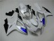 Blanc Bleu 06-07 Suzuki GSXR 600/750 Carénages Moto Blanc Bleu 06-07 Suzuki GSXR 600/750 Carénages Moto