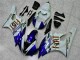 Blanc Bleu 06-07 Yamaha YZF R6 Carénage Moto Blanc Bleu 06-07 Yamaha YZF R6 Carénage Moto