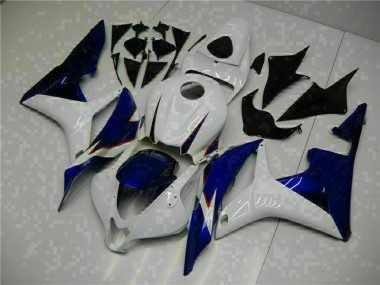 Blanc Bleu 07-08 Honda CBR600RR Carénage Moto