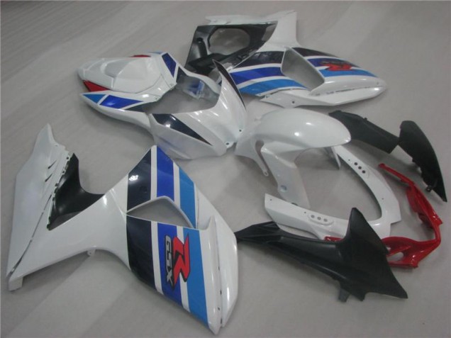 Blanc Bleu 09-16 Suzuki GSXR 1000 Carénage Moto Blanc Bleu 09-16 Suzuki GSXR 1000 Carénage Moto