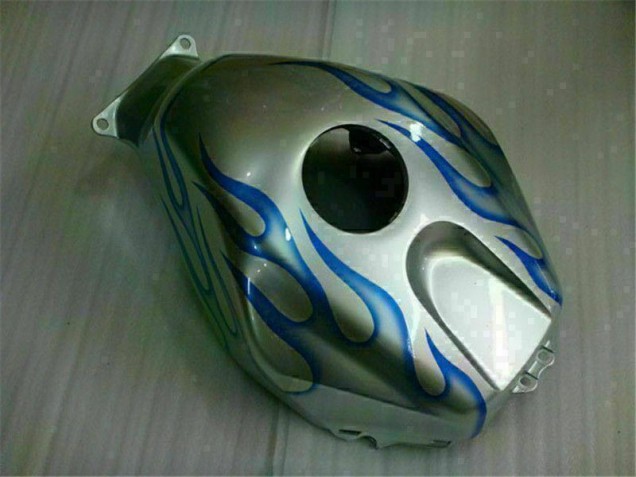 Blanc Bleu Flamme 05-06 Honda CBR600RR Carénage Moto Blanc Bleu Flamme 05-06 Honda CBR600RR Carénage Moto