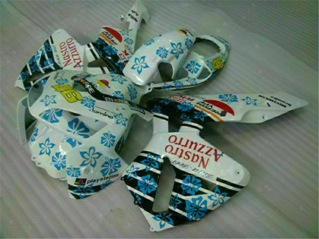 Blanc Bleu Nastro Azzurro 46 05-06 Honda CBR600RR Carénages Moto